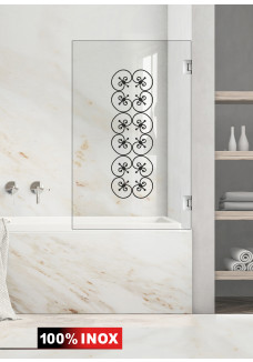 Paravan cada, model Vintage2 tratat negru