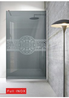 PARAVAN DUS GRI FULL INOX
