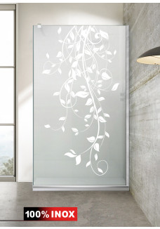 PARAVAN DUS MAT FULL INOX