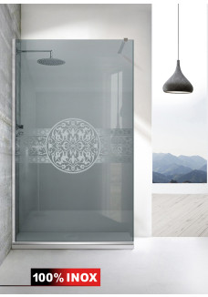 PARAVAN DUS GRI FULL INOX