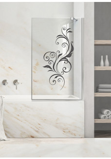 Paravan cada, model Swirly, culoare decor: antracit
