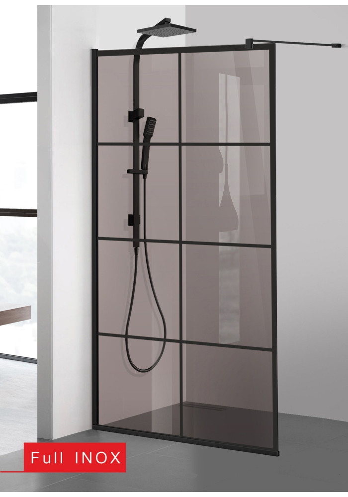 PARAVAN - DE DUS - WALK IN - AQUAROY-BRONZE