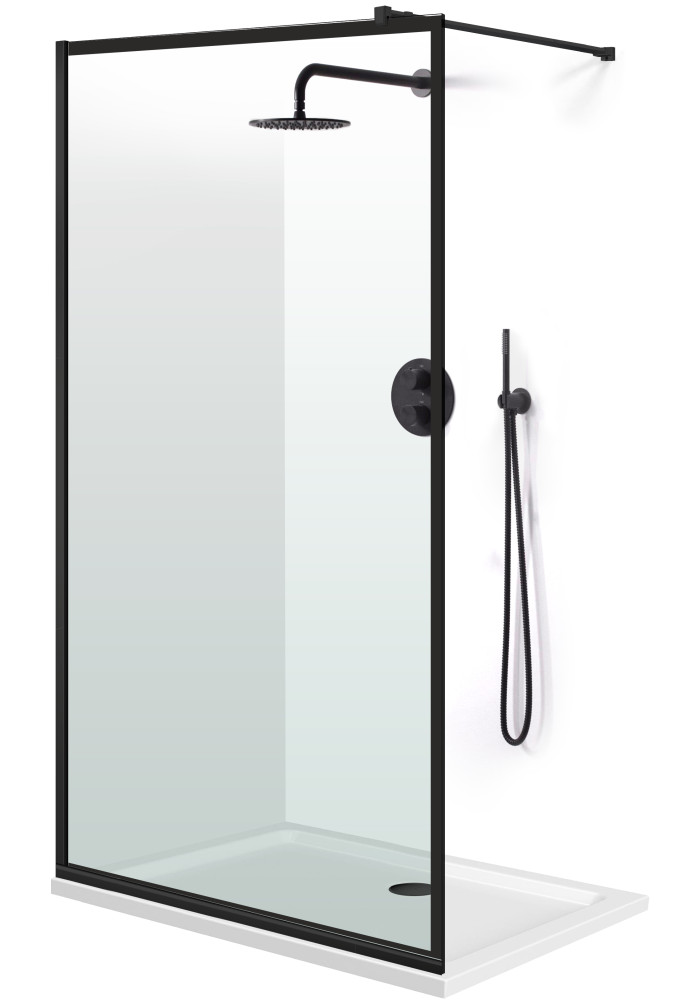 RED025 PARAVAN DUS WALK-IN FRAME