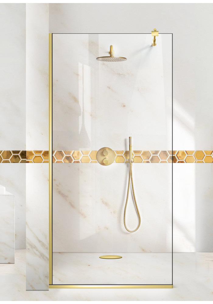 PARAVAN DUS FLOAT AURIU FULL INOX