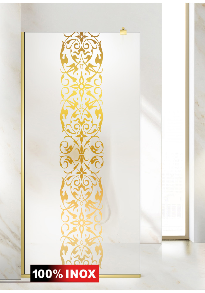 PARAVAN DUS MAT FULL INOX AURIU