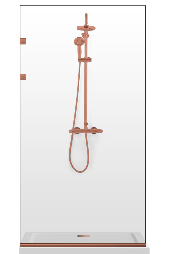 PARAVAN DUS FLOAT FULL INOX