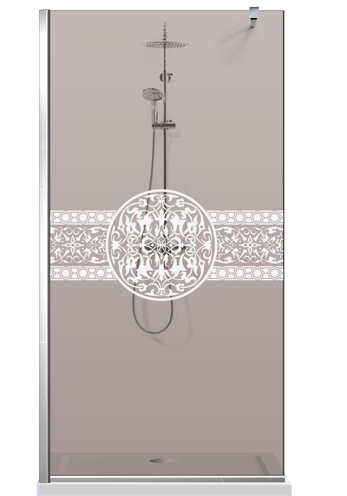 PARAVAN DUS BRONZ  FULL INOX