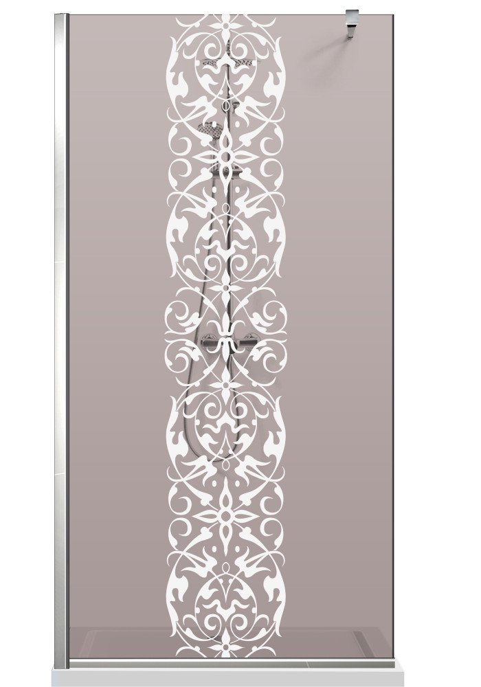 PARAVAN DUS BRONZ FULL INOX