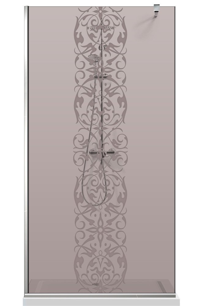 PARAVAN DUS BRONZ FULL INOX