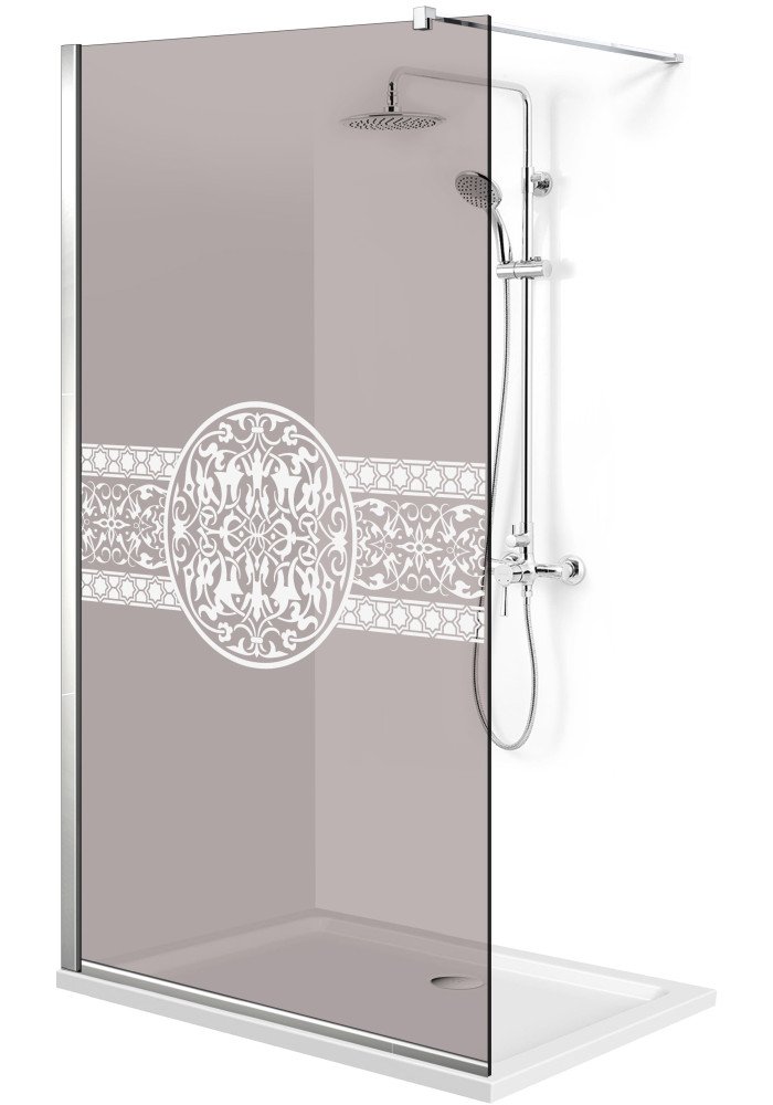 PARAVAN DUS BRONZ  FULL INOX