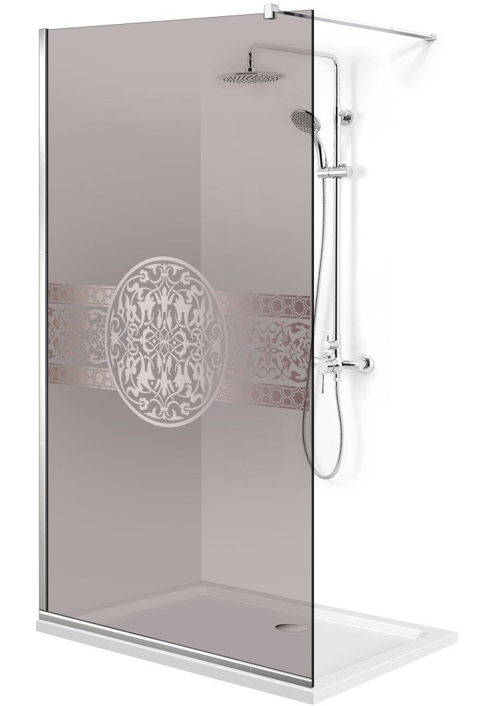 PARAVAN DUS BRONZ  FULL INOX