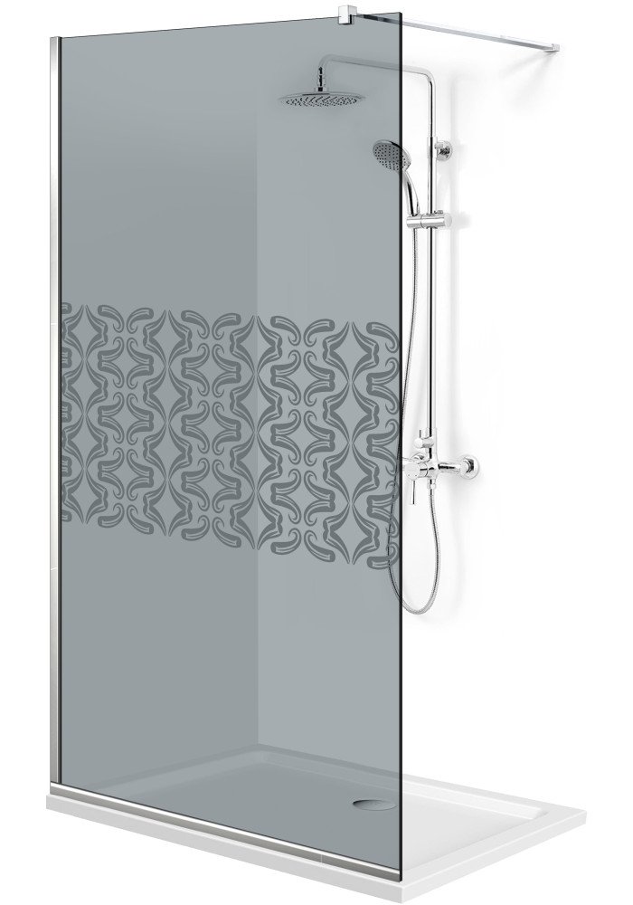PARAVAN DUS GRI FULL INOX