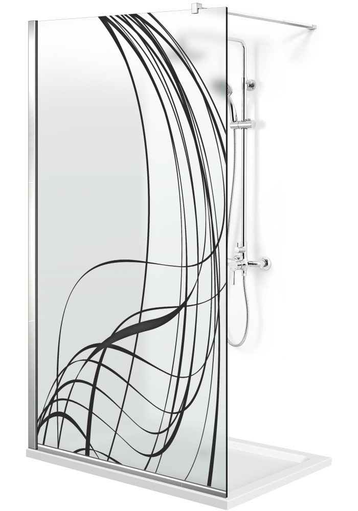 PARAVAN DUS MAT FULL INOX