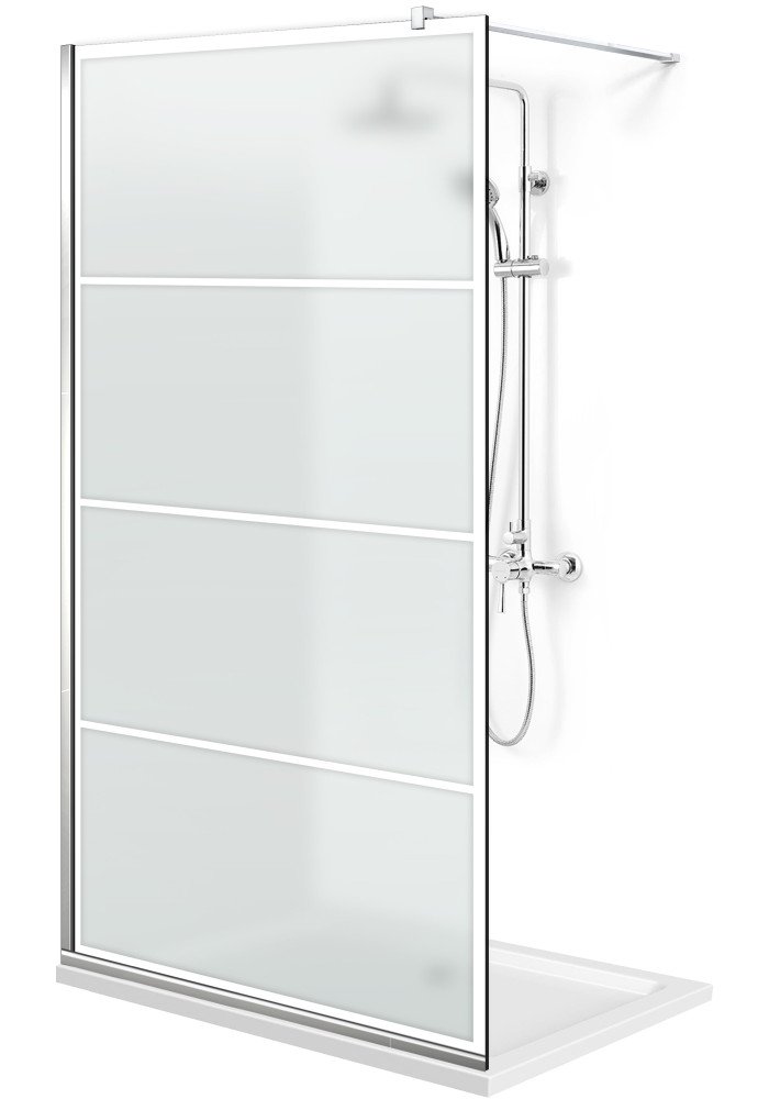 PARAVAN DUS MAT FULL INOX