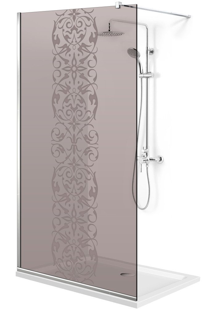 PARAVAN DUS BRONZ FULL INOX