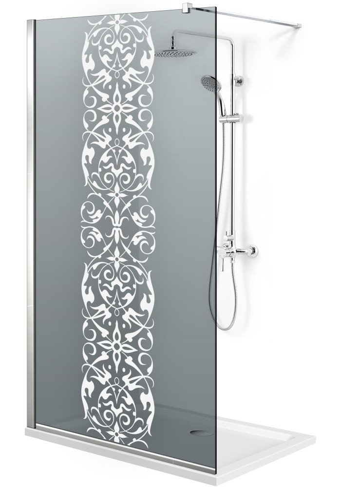 PARAVAN DUS GRI FULL INOX