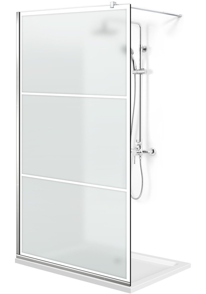 PARAVAN DUS MAT FULL INOX