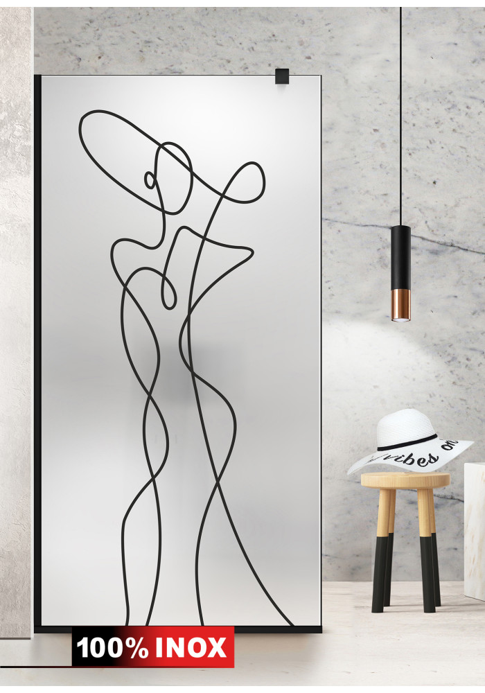 PARAVAN - DUS - WALK IN - VOGUE NEGRU - MAT