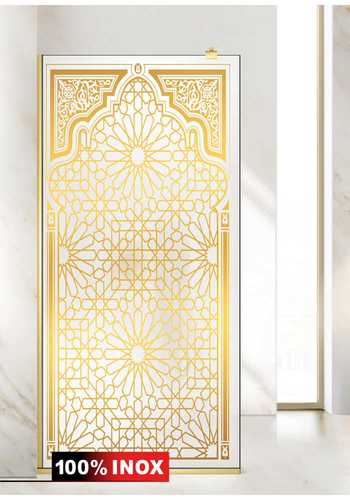 PARAVAN DUS MAT FULL INOX AURIU