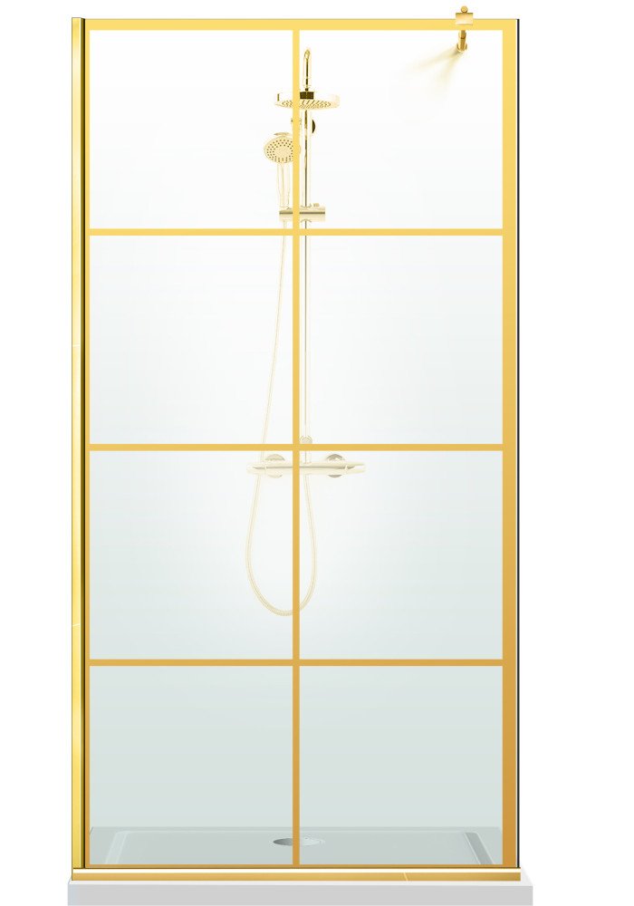 PARAVAN DUS FLOAT FULL INOX AURIU