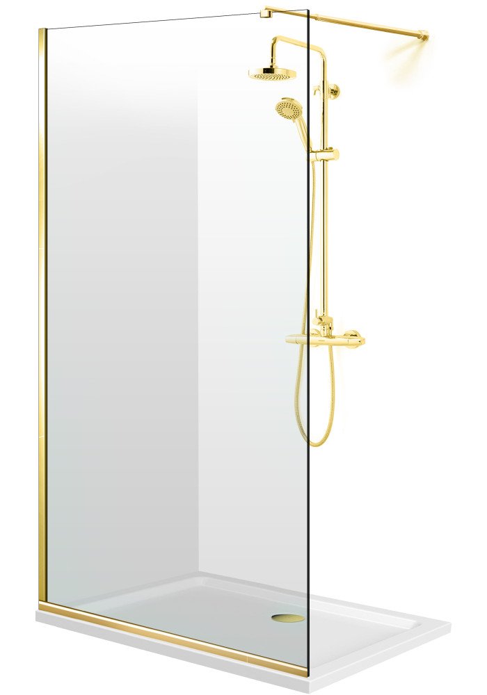 PARAVAN DUS FLOAT AURIU FULL INOX