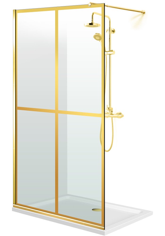 PARAVAN DUS FLOAT FULL INOX AURIU