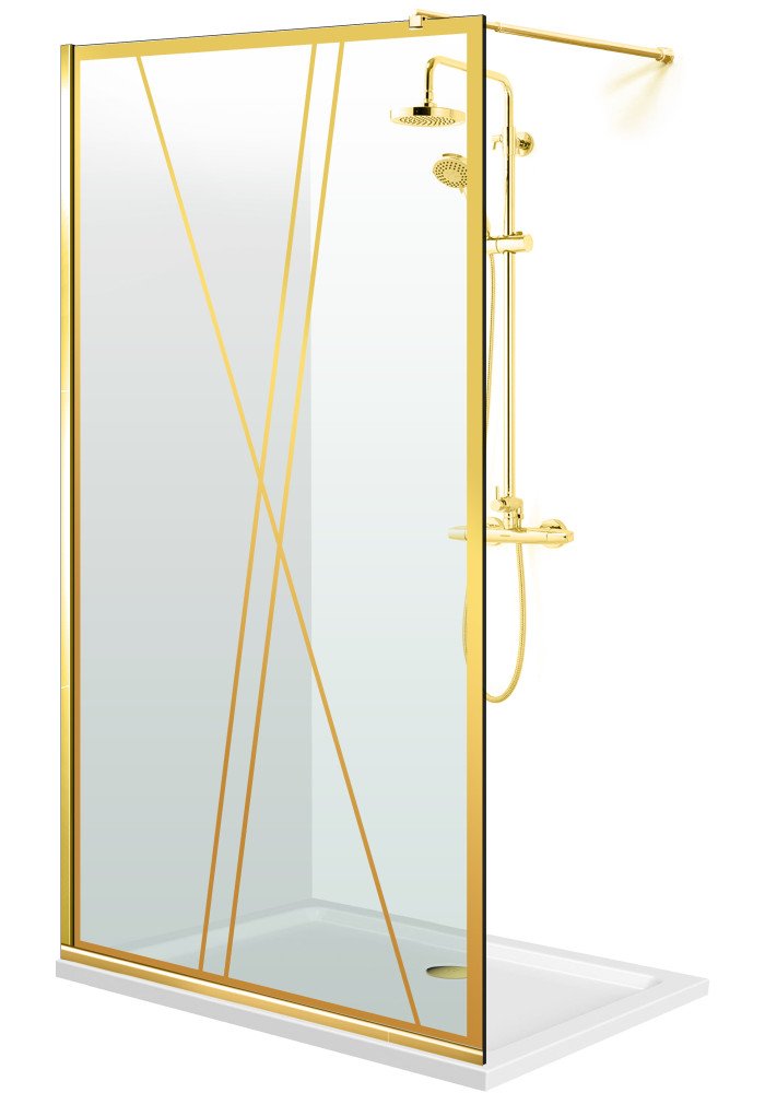 PARAVAN DUS FLOAT FULL INOX AURIU