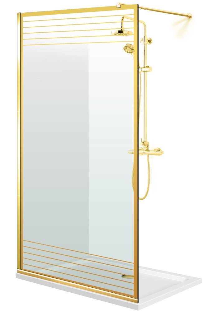 PARAVAN-DUS-WALK-IN-FENCE-GOLD