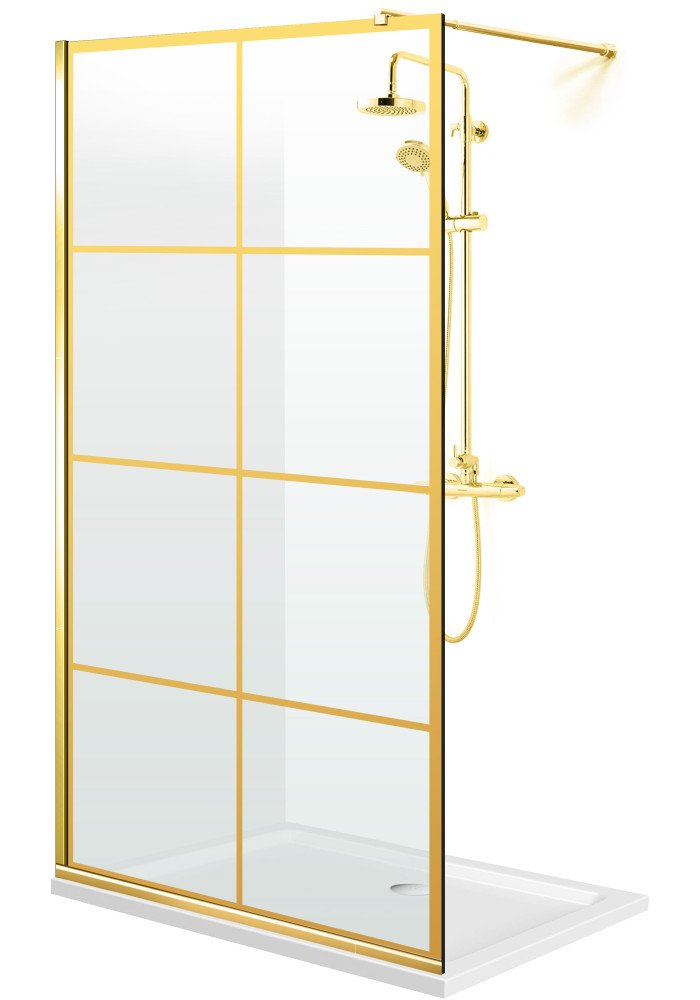 PARAVAN DUS FLOAT FULL INOX AURIU