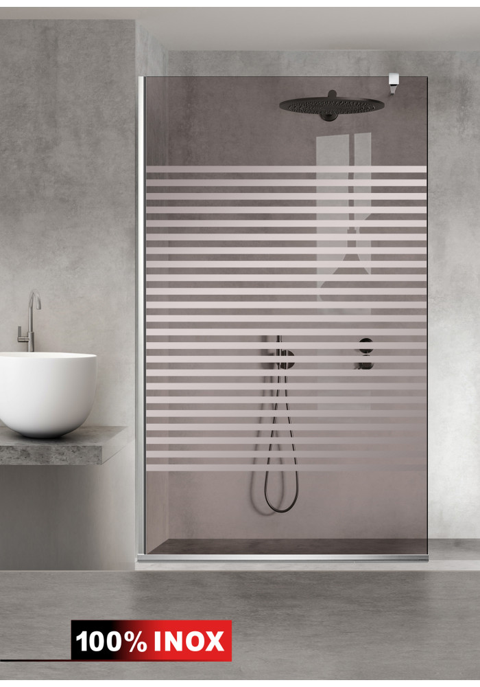 PARAVAN DUS BRONZ FULL INOX