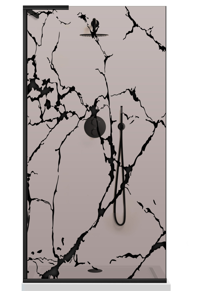 PARAVAN DUS FUMURIU BRONZ NEGRU FULL INOX