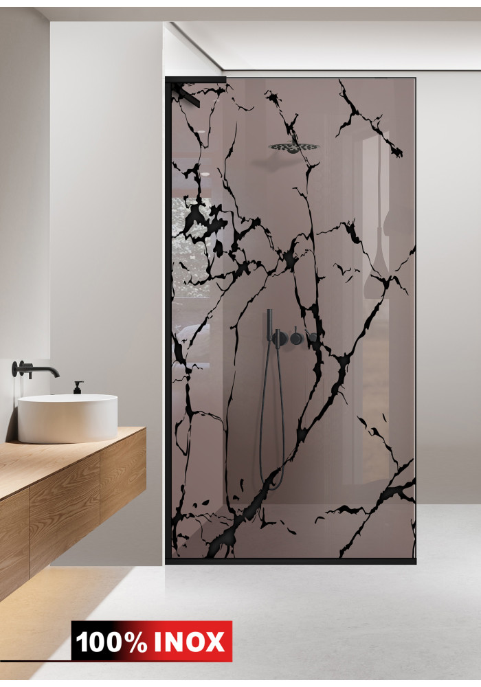 PARAVAN DUS FUMURIU BRONZ NEGRU INOX