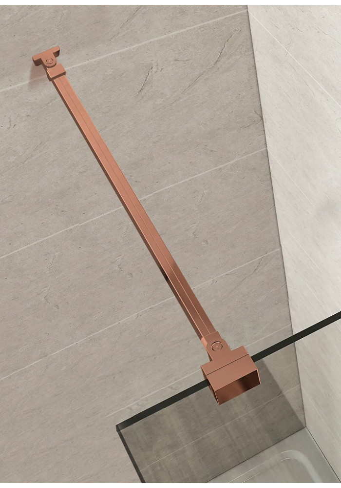 Bara stabilizatoare reglabila in unghi inox cupru mat