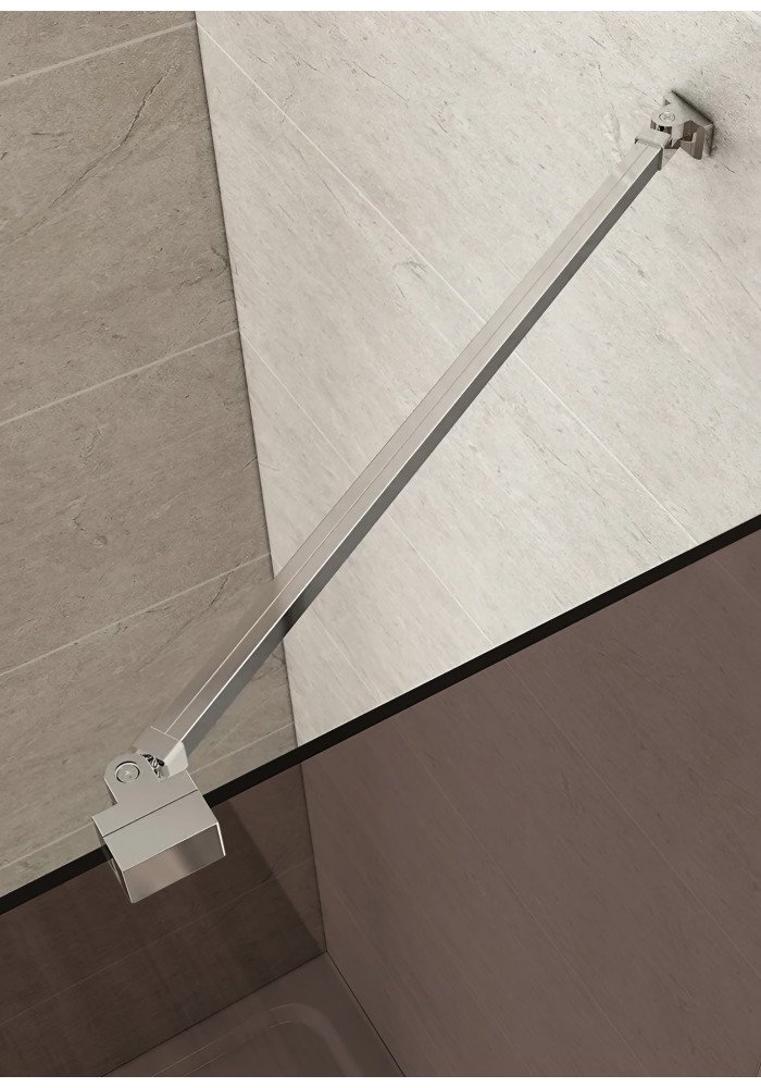 PARAVAN DUS BRONZ FULL INOX BARA