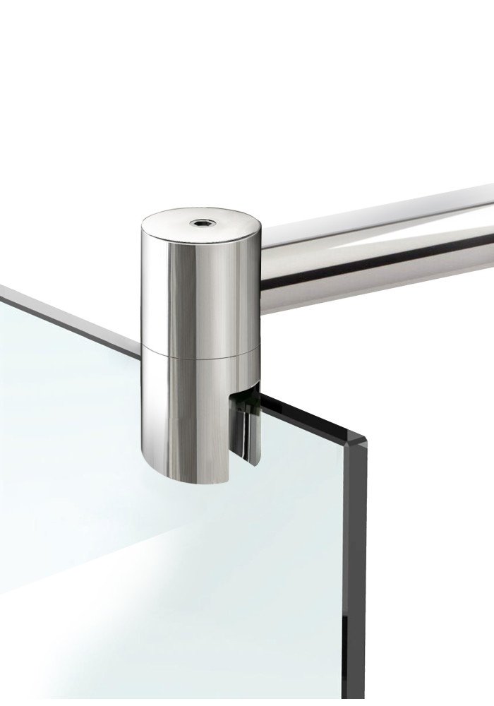 PARAVAN DUS FLOAT FULL INOX BARA