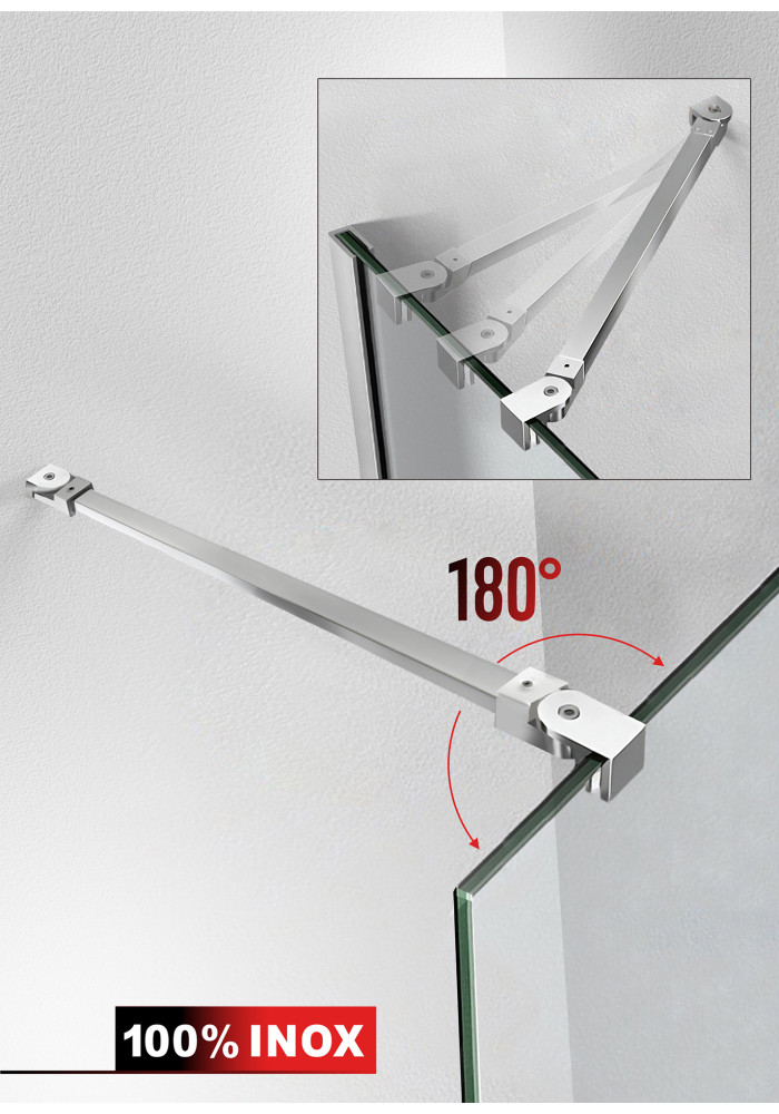 BARA-PARAVAN-DUS-AQUA-ROY-CLAR-INOX