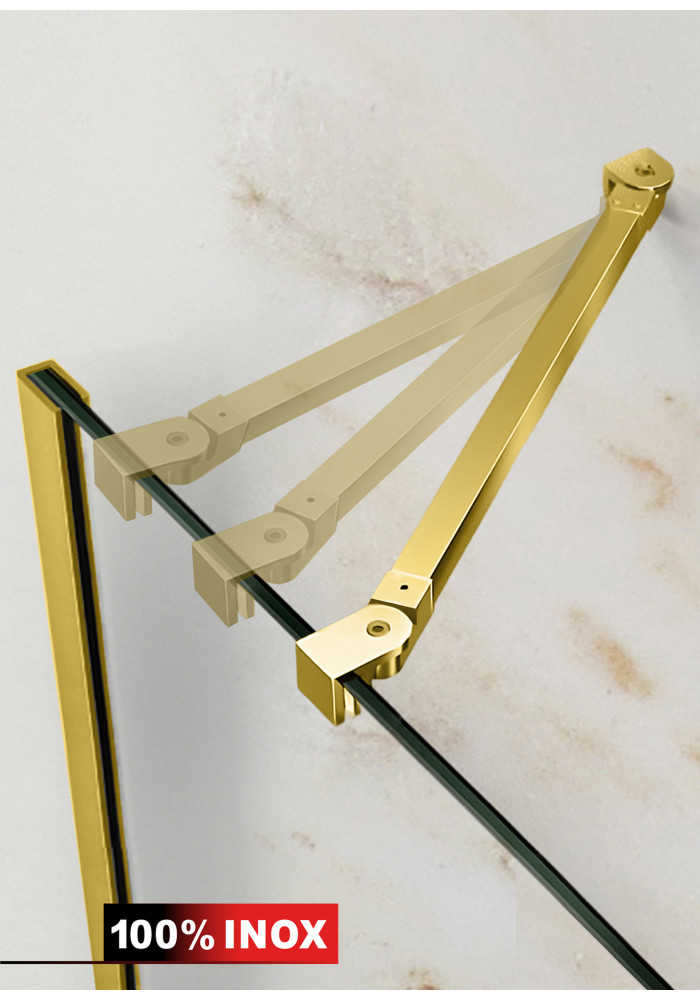 PARAVAN-DUS-WALK-IN-FENCE-GOLD