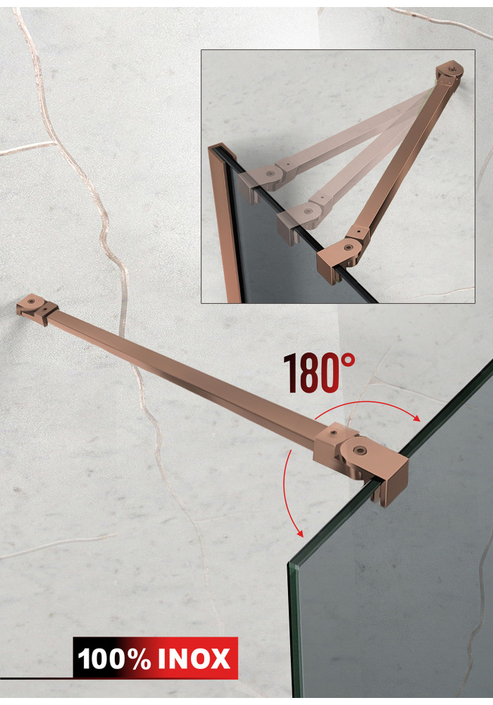 Paravan dus Frame Gri