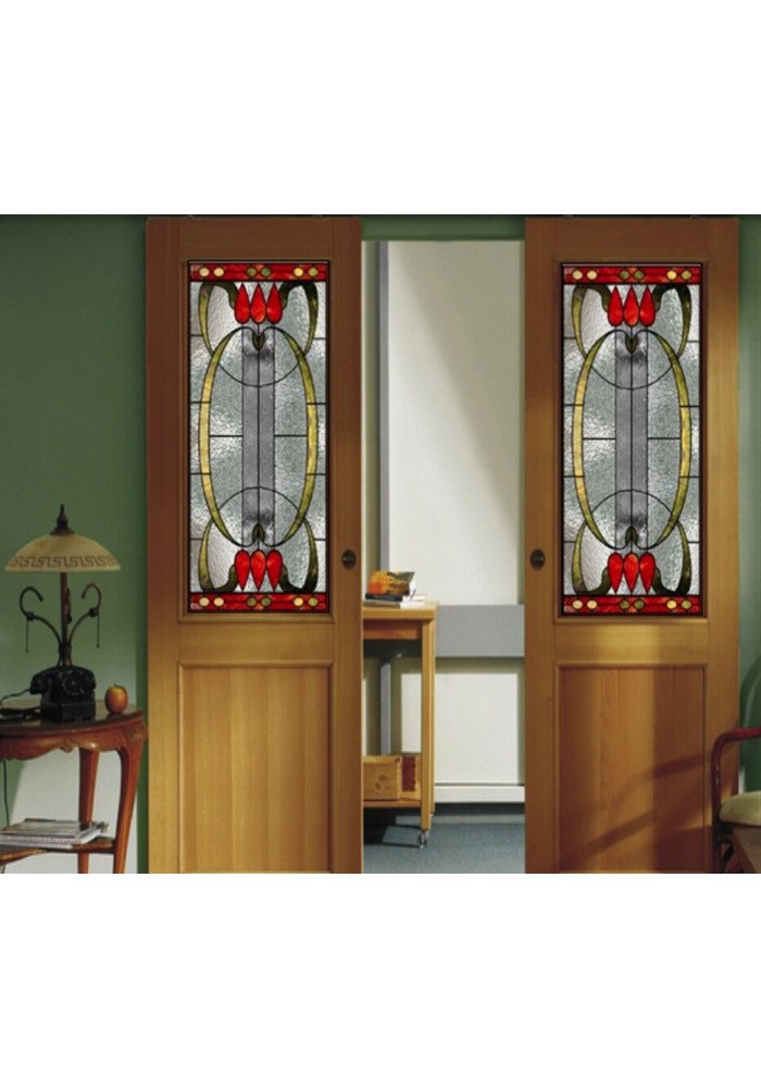 Geam decorativ tip vitraliu