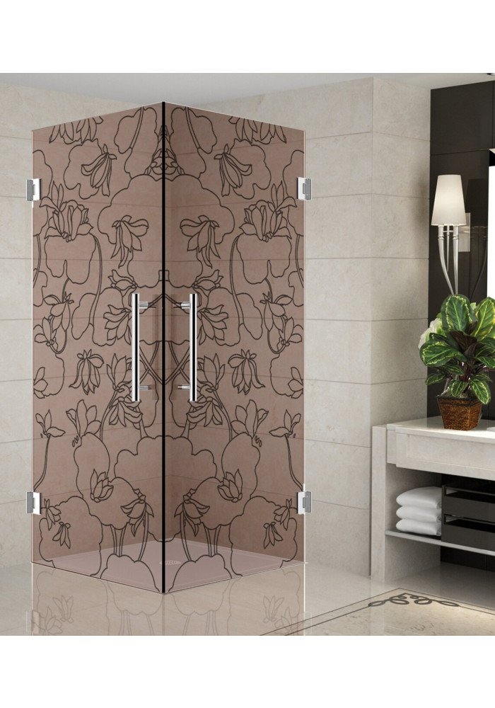 Cabina de dus bronz 