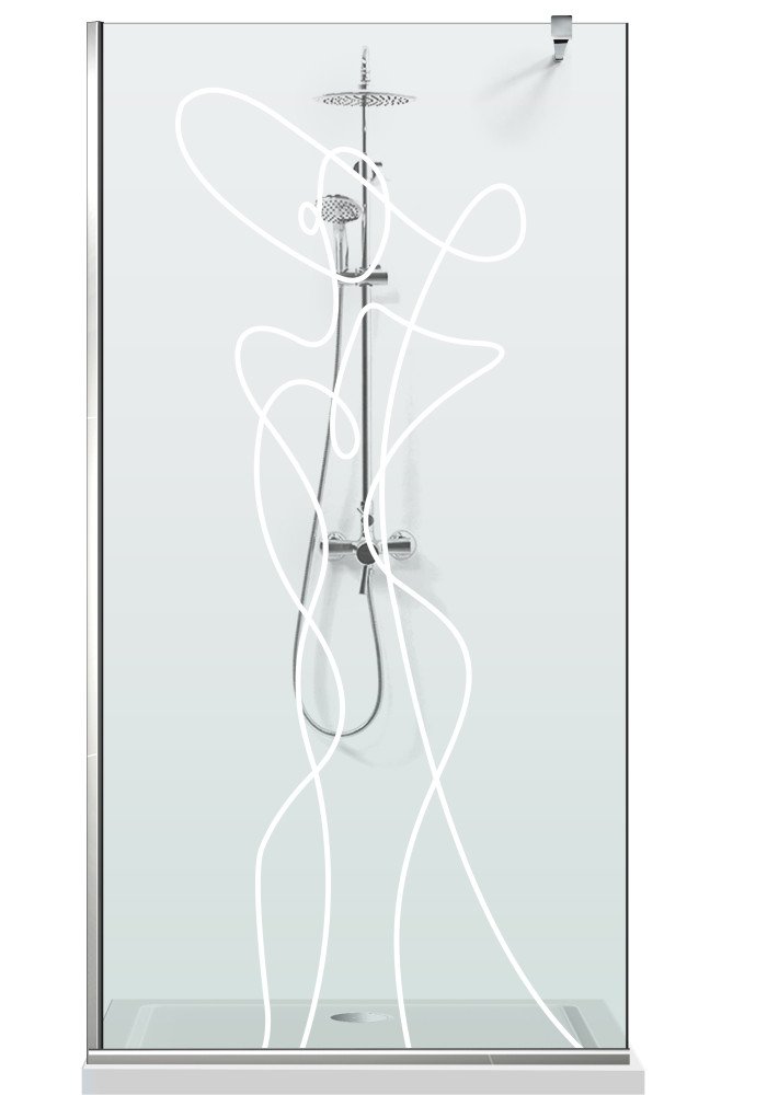 Paravan dus walk-in Aqua Roy