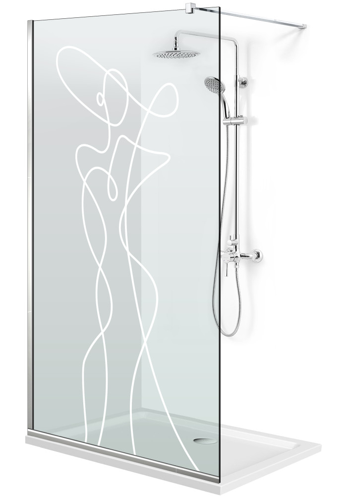 Paravan dus walk-in Aqua Roy
