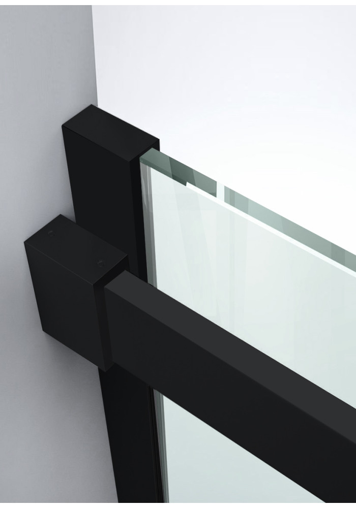 CABINA DUS GLISSANDO PURE NEGRU MAT FERONERIE