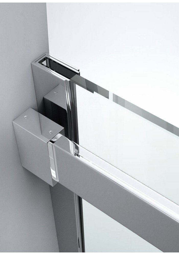 PARAVAN DUS GLISANT FLOAT FULL INOX BARA