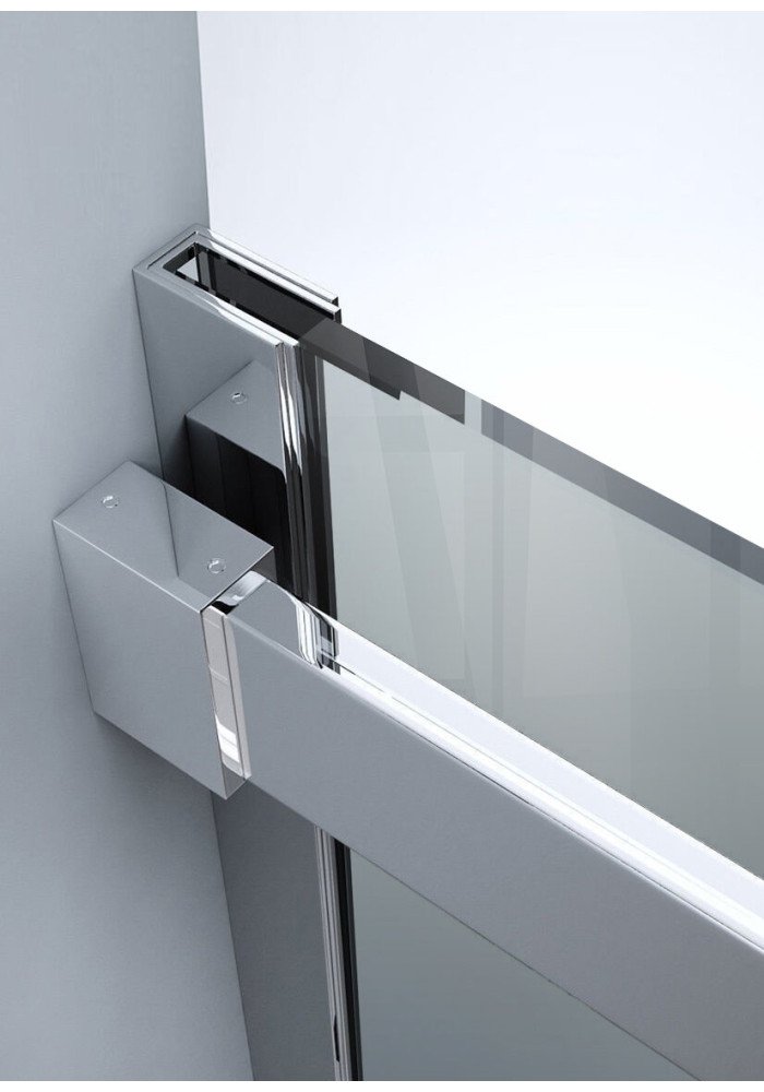 PARAVAN DUS GRI FULL INOX FERONERIE