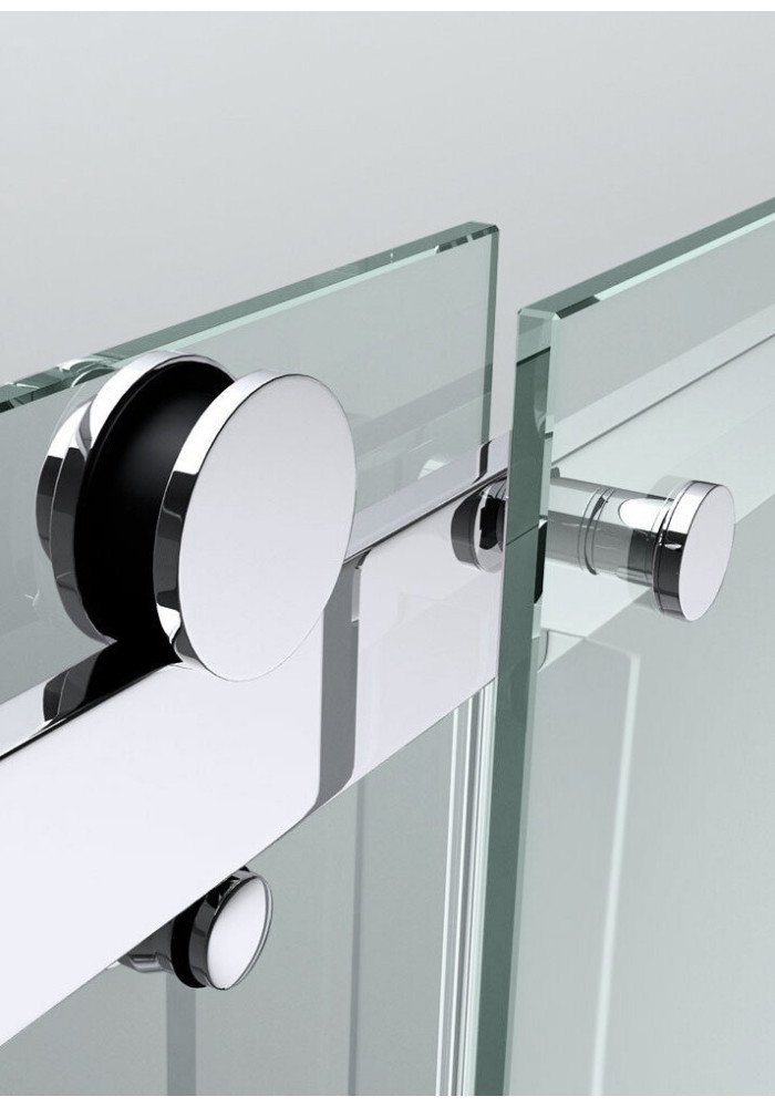 PARAVAN DUS GLISANT FLOAT FULL INOX FERONERIE