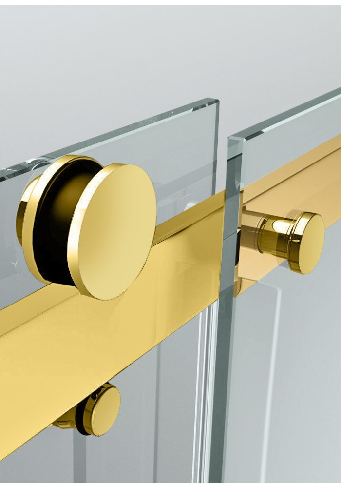 PARAVAN DUS GLISANT FLOAT FULL INOX AURIU FERONERIE