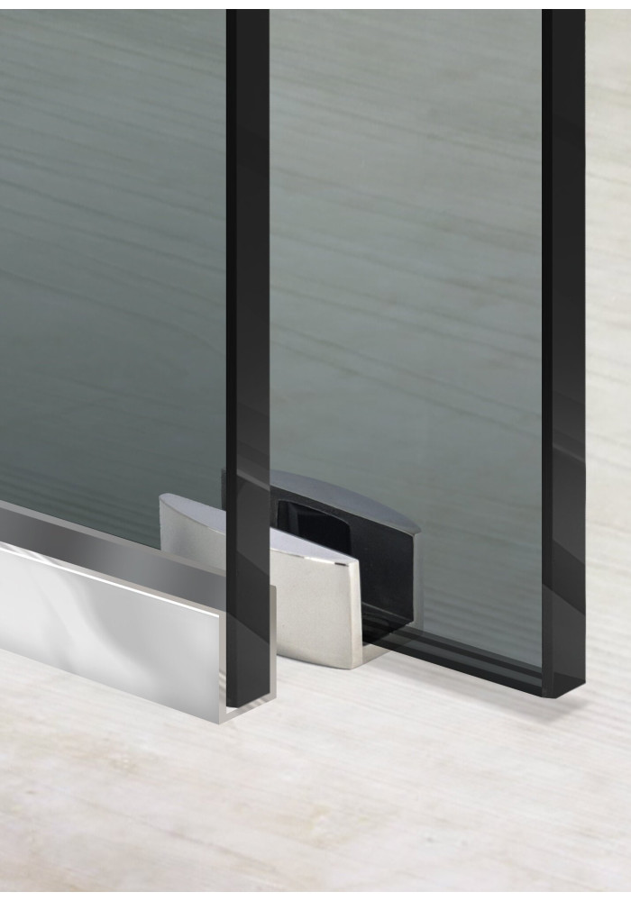 PARAVAN DUS GRI FULL INOX FERONERIE