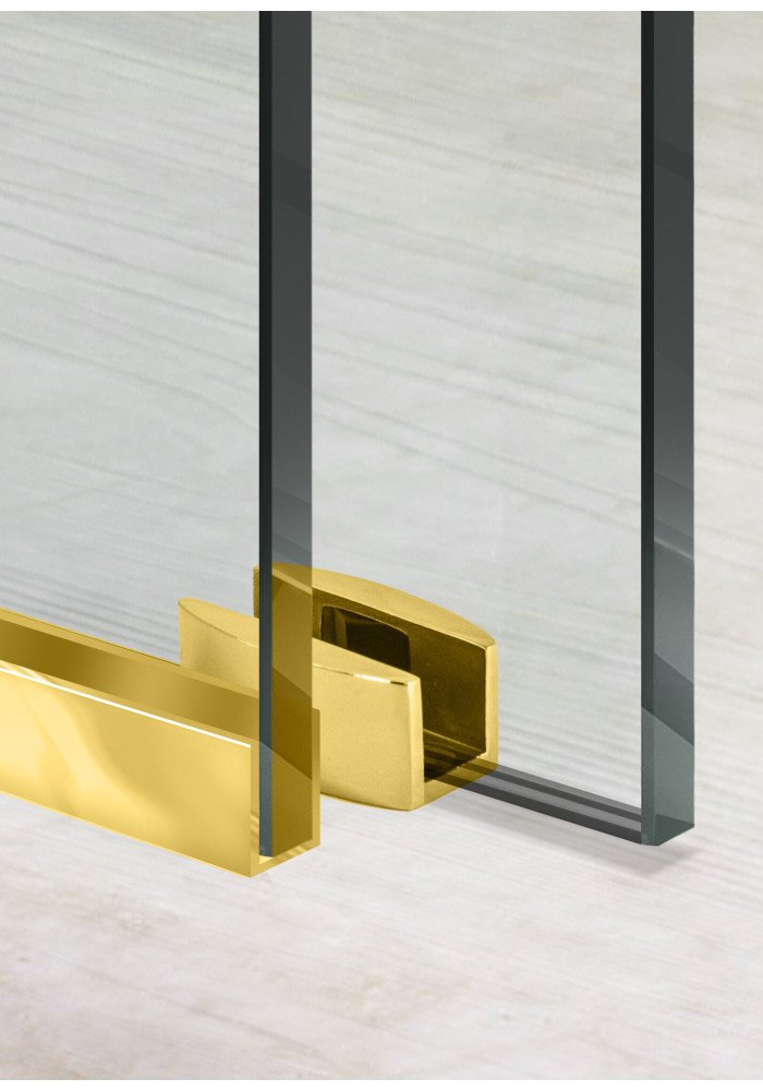 PARAVAN DUS GLISANT FLOAT FULL INOX AURIU FERONERIE