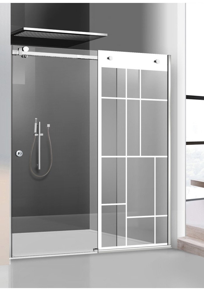 PARAVAN DUS GLISANT FLOAT FULL INOX